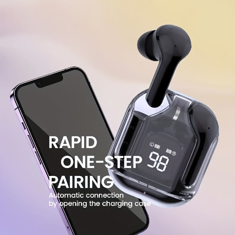 Earphones with LED Digital Power Display