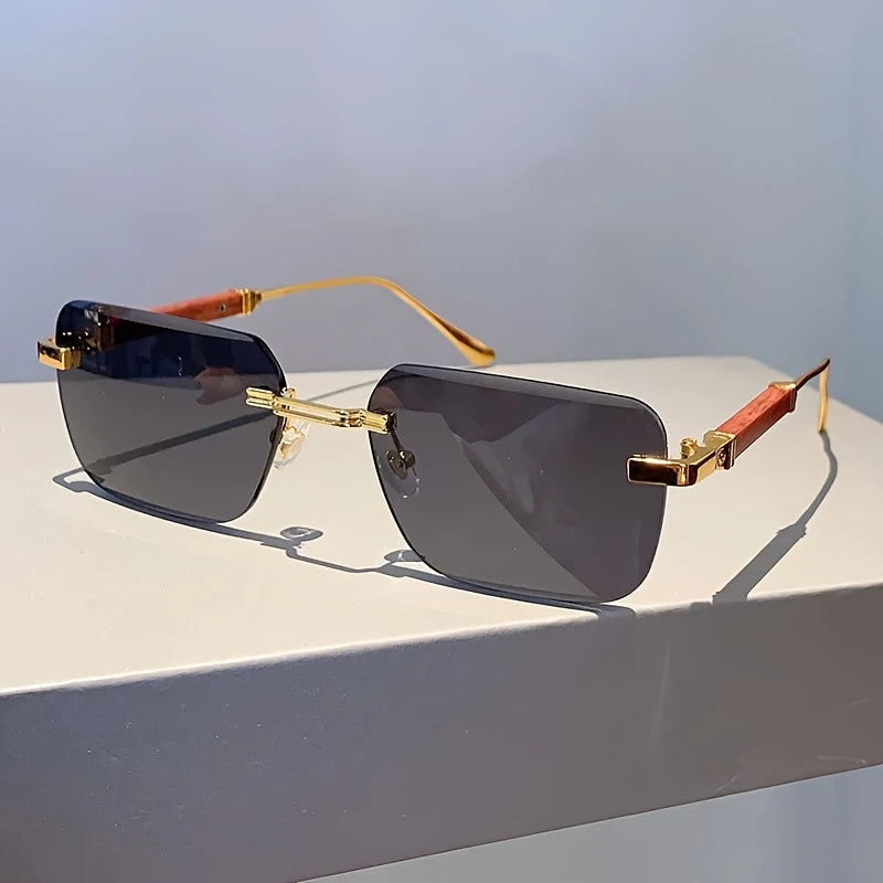 Elegant Unisex Gradient Frameless Glasses