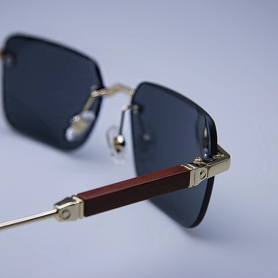 Elegant Unisex Gradient Frameless Glasses