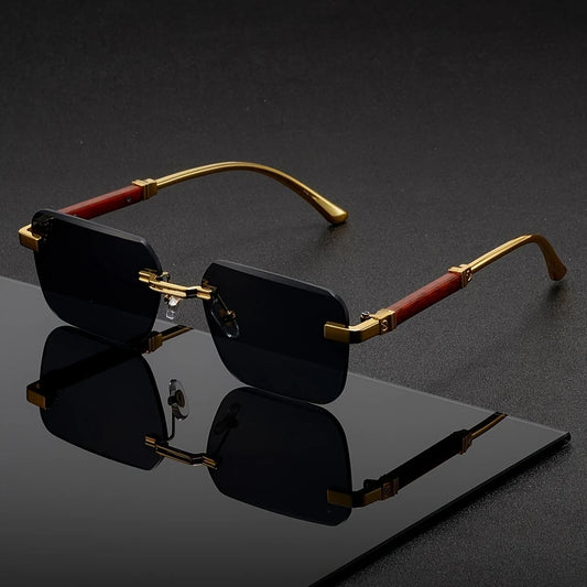 Elegant Unisex Gradient Frameless Glasses