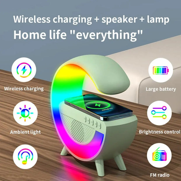G-Shape Multifunction Table Lamp With Wireless Charger